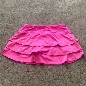 Pink swagger skirt